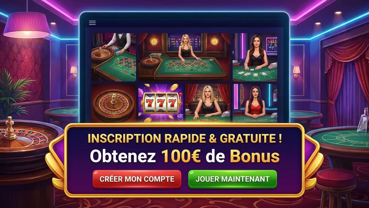 Inscription avec bonus